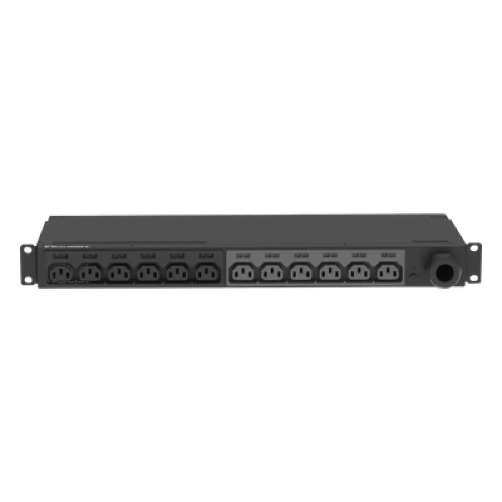 PDU Básico para Rack / 12 Contactos C13 / NEMA L6-30P / 30A 208Vca / Horizontal 1UR / Cable 3 m (9.8 ft)