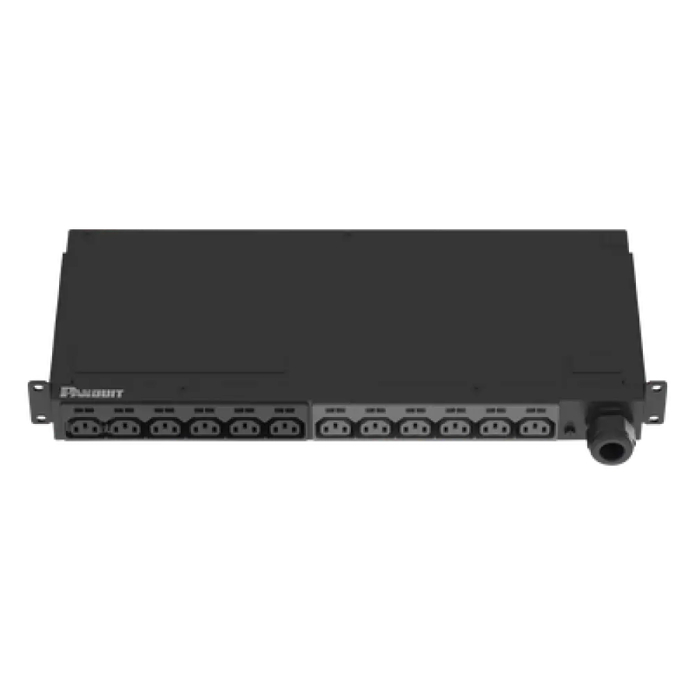 PDU Básico para Rack / 12 Contactos C13 / NEMA L6-30P / 30A 208Vca / Horizontal 1UR / Cable 3 m (9.8 ft)