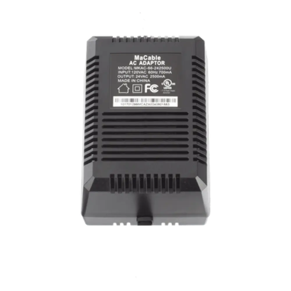 Transformador de 24 VCA / 2.5 A / 60 VA / PTZ TURBOHD e IP / Interior