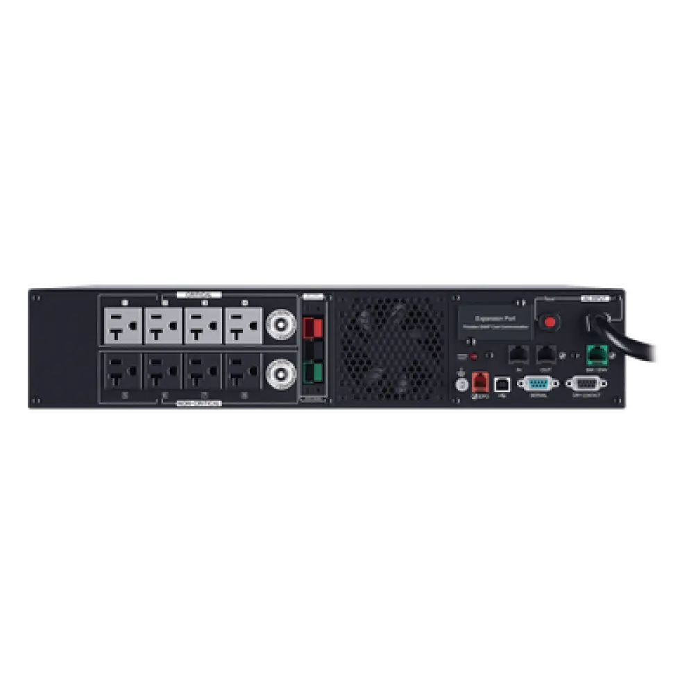 UPS Línea Interactiva / 2200 VA / 2200 W / Factor de Potencia 1.0 / Onda Senoidal Pura / 8 Tomas NEMA 5-20R / Torre o Rack 2 UR