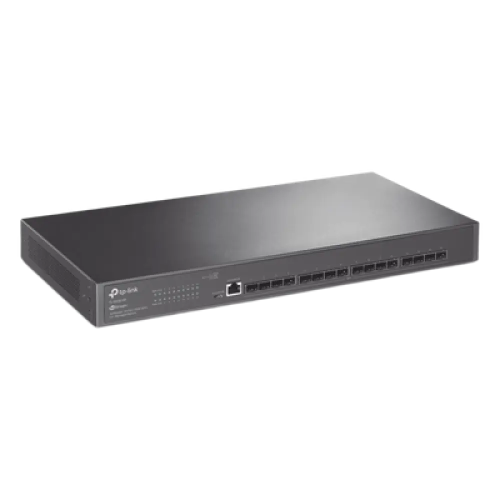 Switch Fibra Óptica L2+ / 16 Puertos SFP+ 10G / Rendimiento 320 Gbps / Sin Ventiladores / Montaje en Rack / Gestión Centralizada