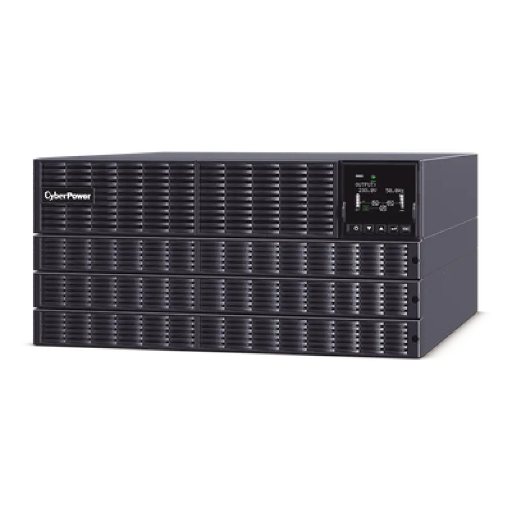 UPS Online Doble Conversión / 10000 VA / 10000 W / 200-240 Vac / 6 UR Rack o Torre / 32.81 ft Cableado Duro / Onda Senoidal Pura