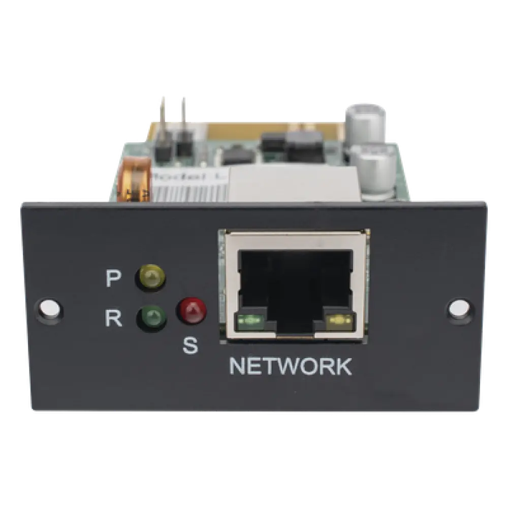 Tarjeta de Monitoreo Remoto SNMP / 10/100 Mbps / HTTPS-SSL / Sensor Temp-Humedad / Control Remoto UPS