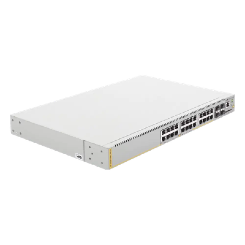 Switch PoE+ Administrable Capa 3 / 24 Puertos Gigabit + 4 SFP / 370 W PoE+ / 56 Gbps / 41.7 Mpps