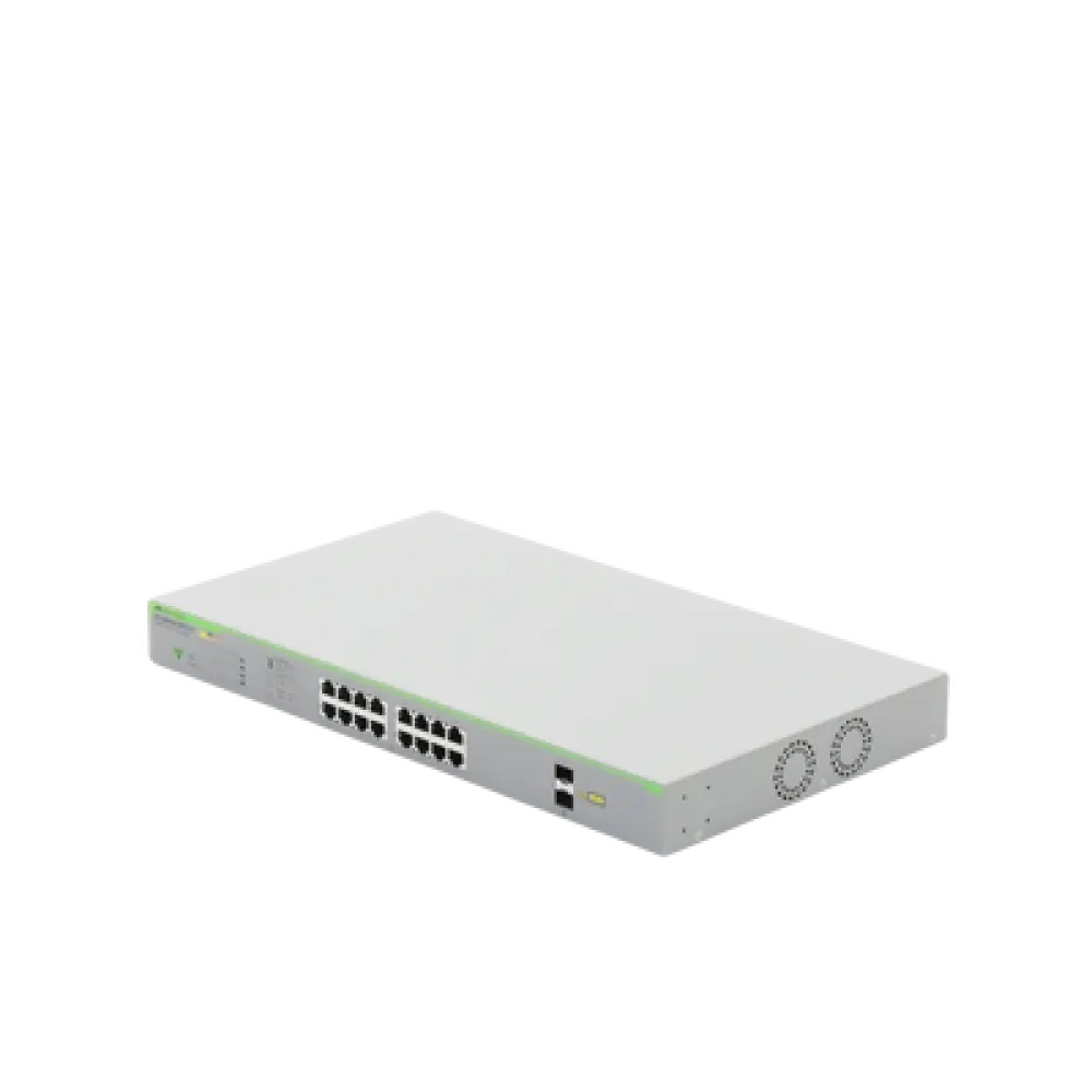 Switch PoE+ WebSmart / 16 Puertos Gigabit / 2 Puertos SFP Combo / 185 W / 36 Gbps