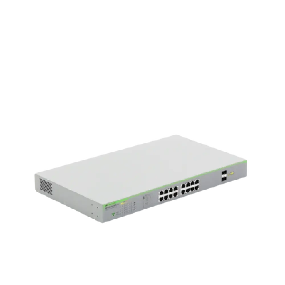 Switch PoE+ WebSmart / 16 Puertos Gigabit / 2 Puertos SFP Combo / 185 W / 36 Gbps