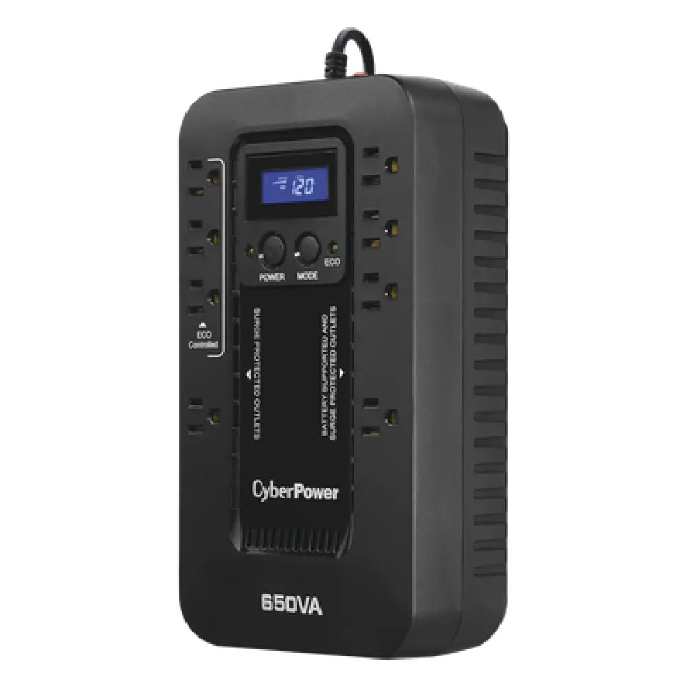 UPS / 650 VA / 390 W / Standby ECO / 120 Vca / 8 NEMA 5-15R / 526 J