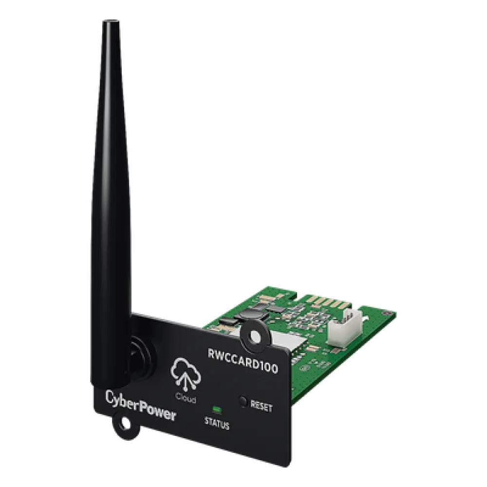 Tarjeta de Monitoreo Remoto / Wi-Fi 802.11b/g/n / Administración Cloud / Hot-Swappable / 54x36.6x76.2 mm