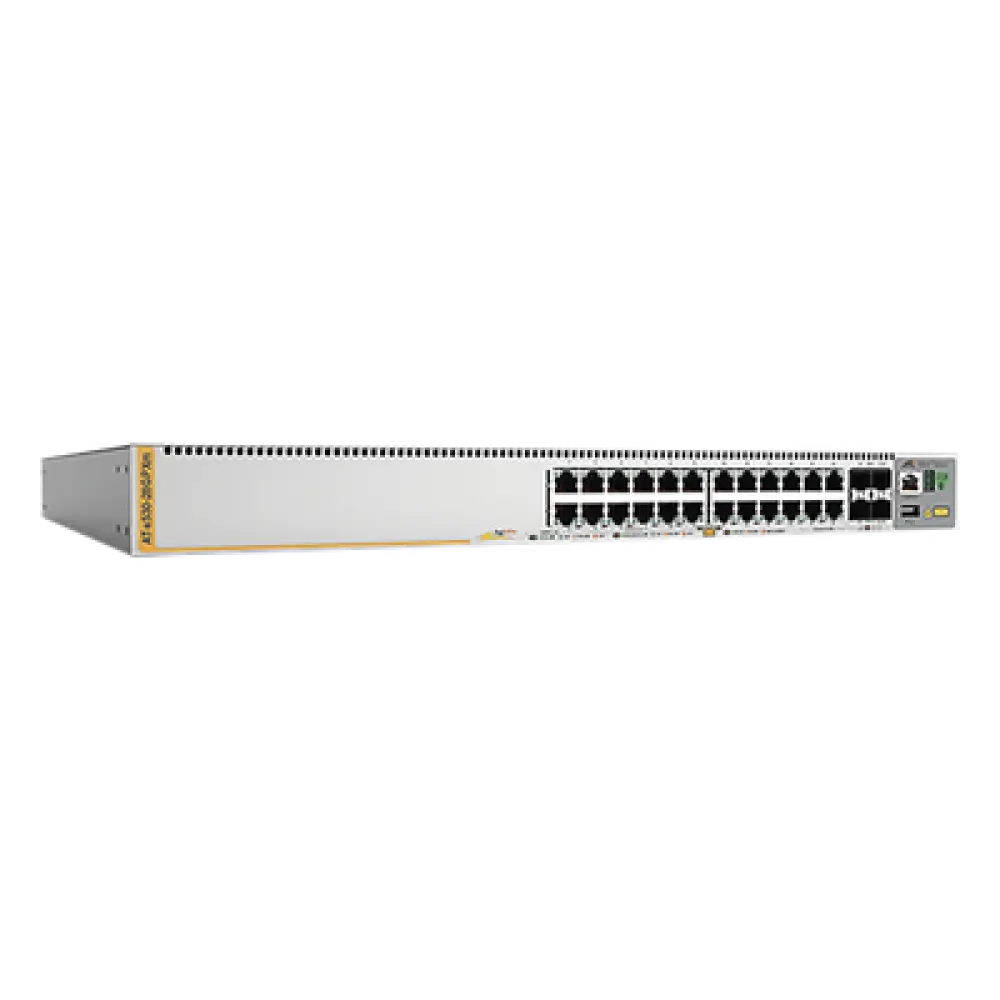 Switch PoE+ Stackeable Capa 3 / 20 puertos Gigabit + 4 Multi-Gigabit hasta 5G + 4 SFP+ 10G / 740W PoE+ / 160 Gbps / 119 Mpps