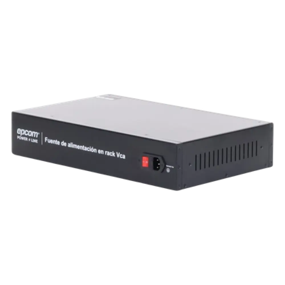Fuente de Alimentación RACK / 16 Puertos / 480 W / 24 Vca / 20 A Total / 1.25 A Administrado por Canal / 19"
