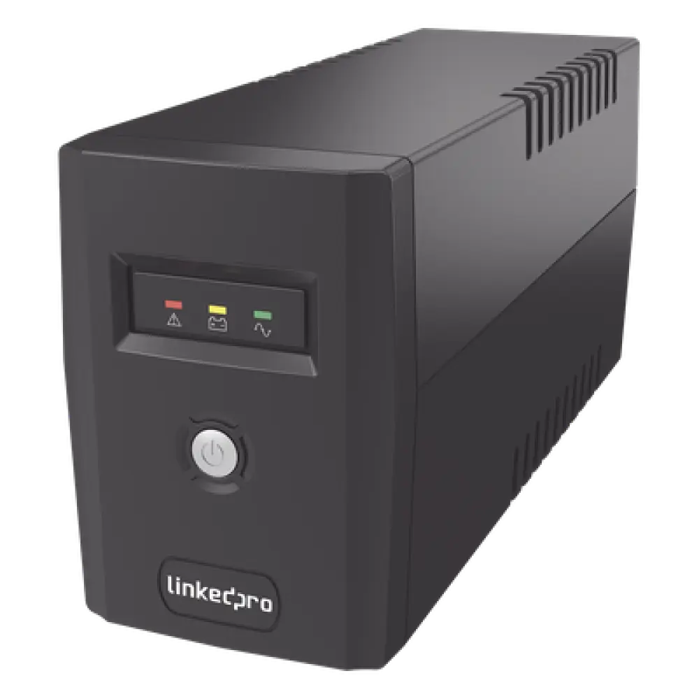 UPS / 600 VA / 360 W / Línea Interactiva / AVR / 6 Salidas NEMA 5-15R (4 Respaldadas) / Onda Senoidal Simulada