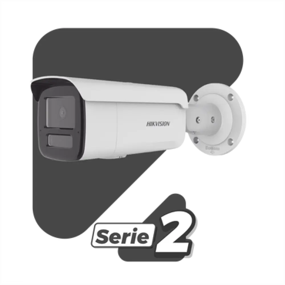 Cámara Bala IP / 6 Megapixel / Dual Light 80 m (262.5 ft) / WDR 120 dB / AcuSense / PoE / IP67