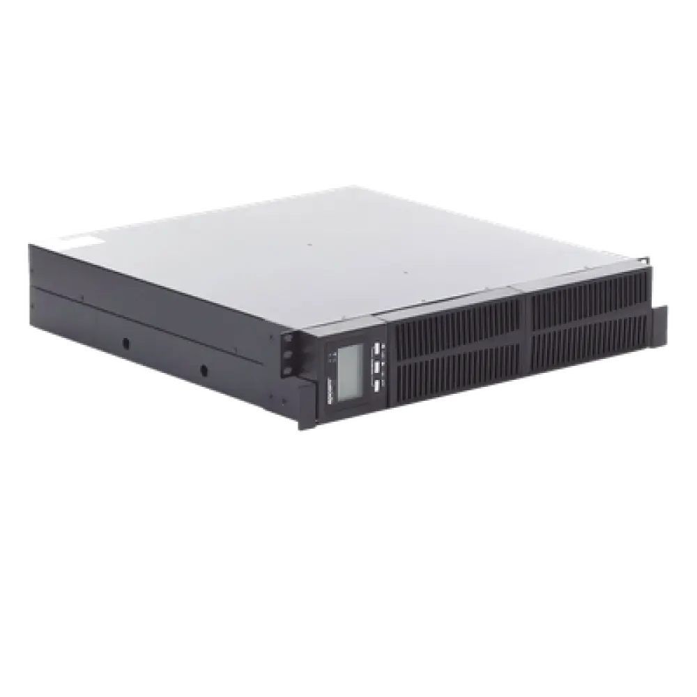 UPS de 2000VA/1800W / Topología On-Line Doble Conversión / Entrada y Salida de 120 Vca / Clavija de Entrada NEMA 5-20P / Pantalla LCD Configurable / Formato Rack/Torre 