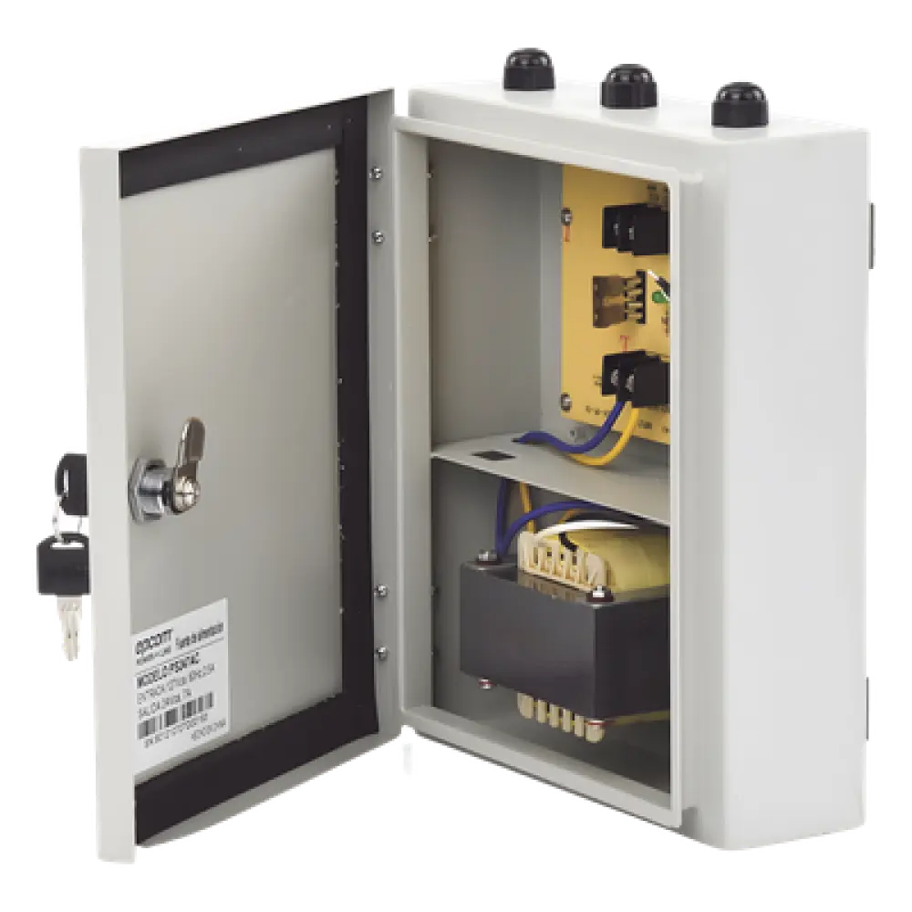 Fuente de Poder para Domos PTZ / 24 VCA @ 7A / 170W / IP65 / 127 VCA Entrada / 0.82 x 0.69 x 0.30 pies