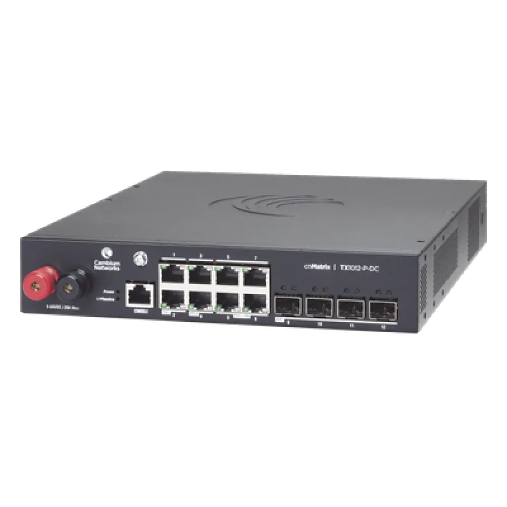 Switch / 8 Puertos PoE / 4 SFP+ / 170 W PoE / Capa 2 / Gestión On-Premises / DC