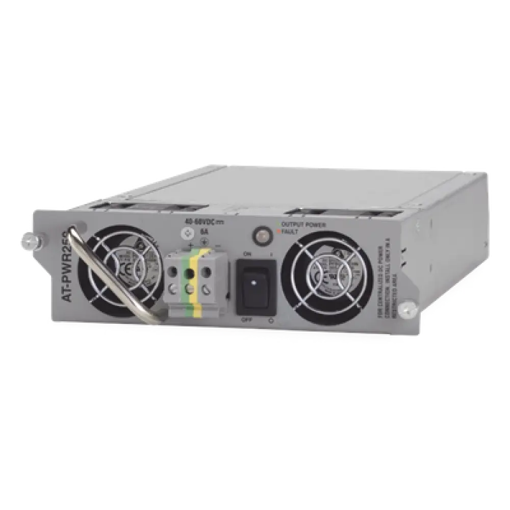 Fuente de Alimentación Hot Swap / 250W DC / Eficiencia 94% / Flujo de Aire Inverso / Protección Integral
