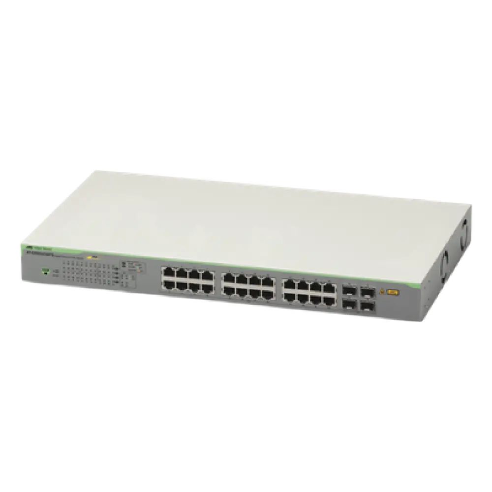 Switch PoE+ Gigabit WebSmart de 24 puertos 10/100/1000 Mbps + 4 puertos SFP Gigabit, 185 W