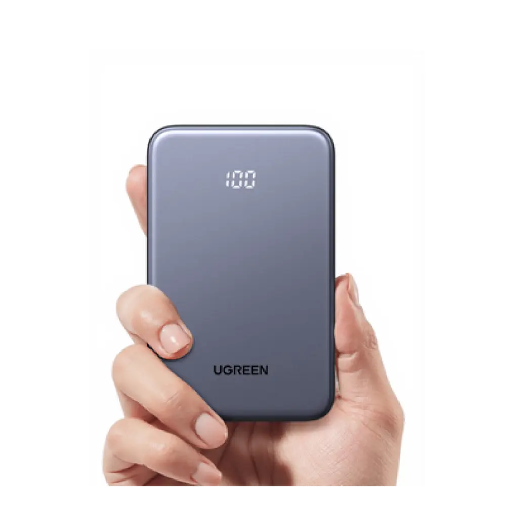 Power Bank / 10000 mAh / 20W PD3.0 PPS / USB-C + USB-A / Carga Rápida 3 Horas / Pantalla Digital / Protección NTC