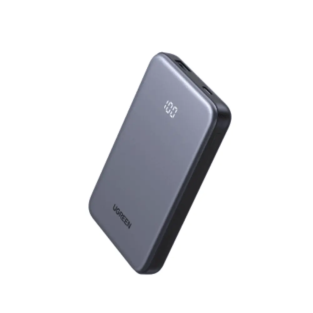 Power Bank / 10000 mAh / 20W PD3.0 PPS / USB-C + USB-A / Carga Rápida 3 Horas / Pantalla Digital / Protección NTC