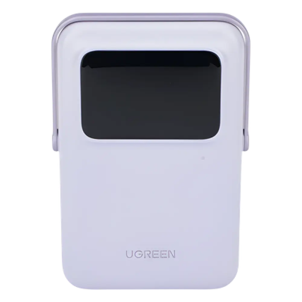 Power Bank Inalámbrico / 10000 mAh / Carga Inalámbrica 7.5W / PD 20W USB-C / Pantalla TFT con Emojis / Soporte Plegable / MagSafe Compatible