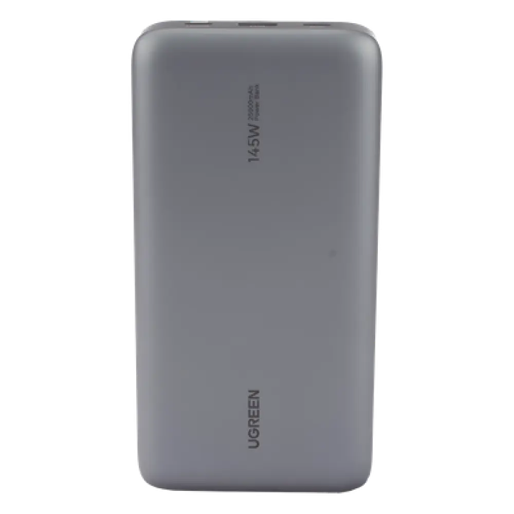 Power Bank / 25000mAh / 145W Max. / 3 Puertos USB / PD 3.0 / QC 3.0 / Pantalla Inteligente / Carcasa Ignífuga