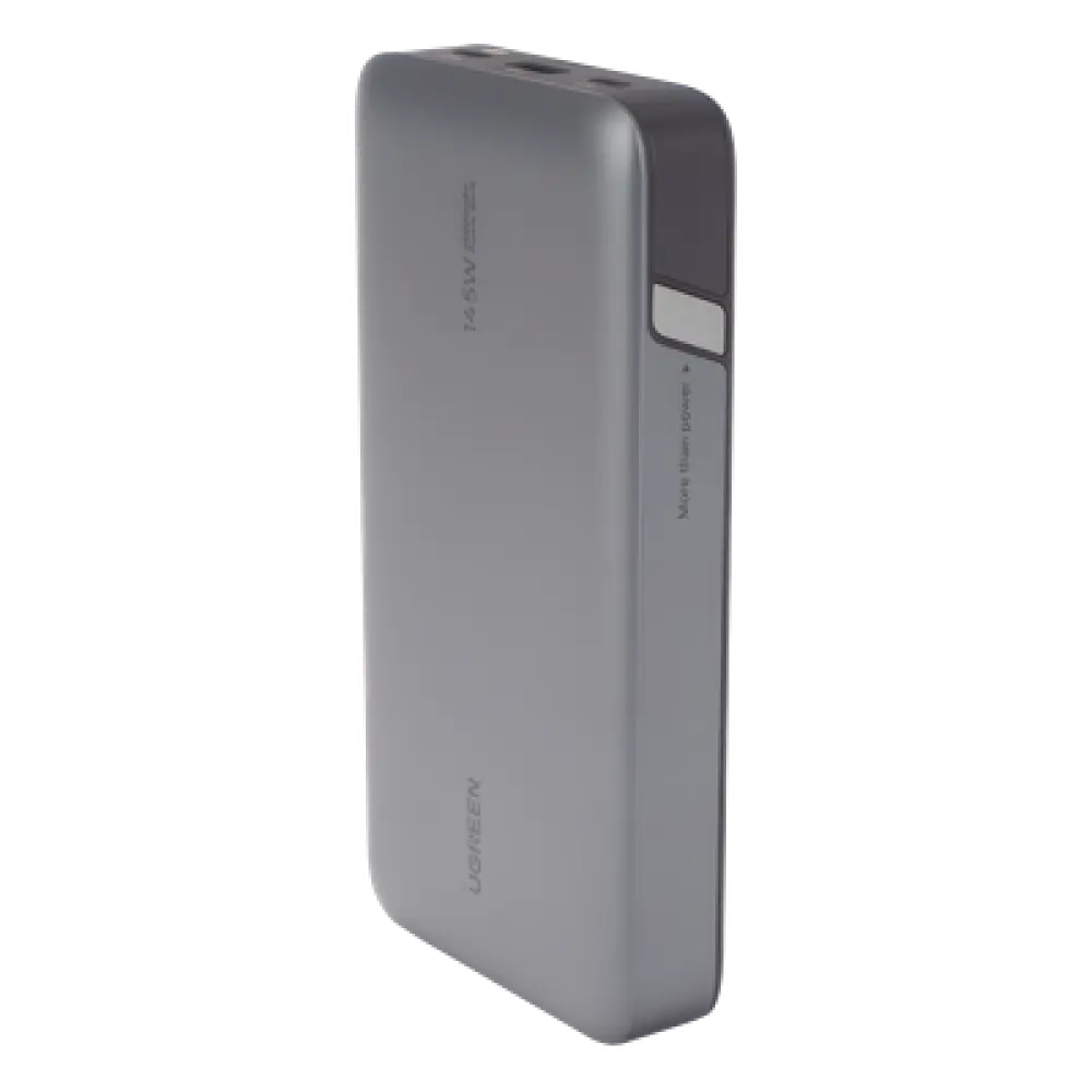 Power Bank / 25000mAh / 145W Max. / 3 Puertos USB / PD 3.0 / QC 3.0 / Pantalla Inteligente / Carcasa Ignífuga