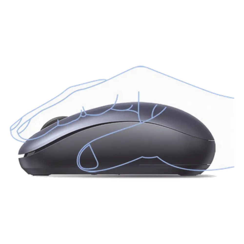 Mouse Inalámbrico / 2.4 GHz / 4 Niveles DPI 800-2400 / Alcance 10 m (32.8 ft) / 3 Botones Silenciosos / Multiplataforma