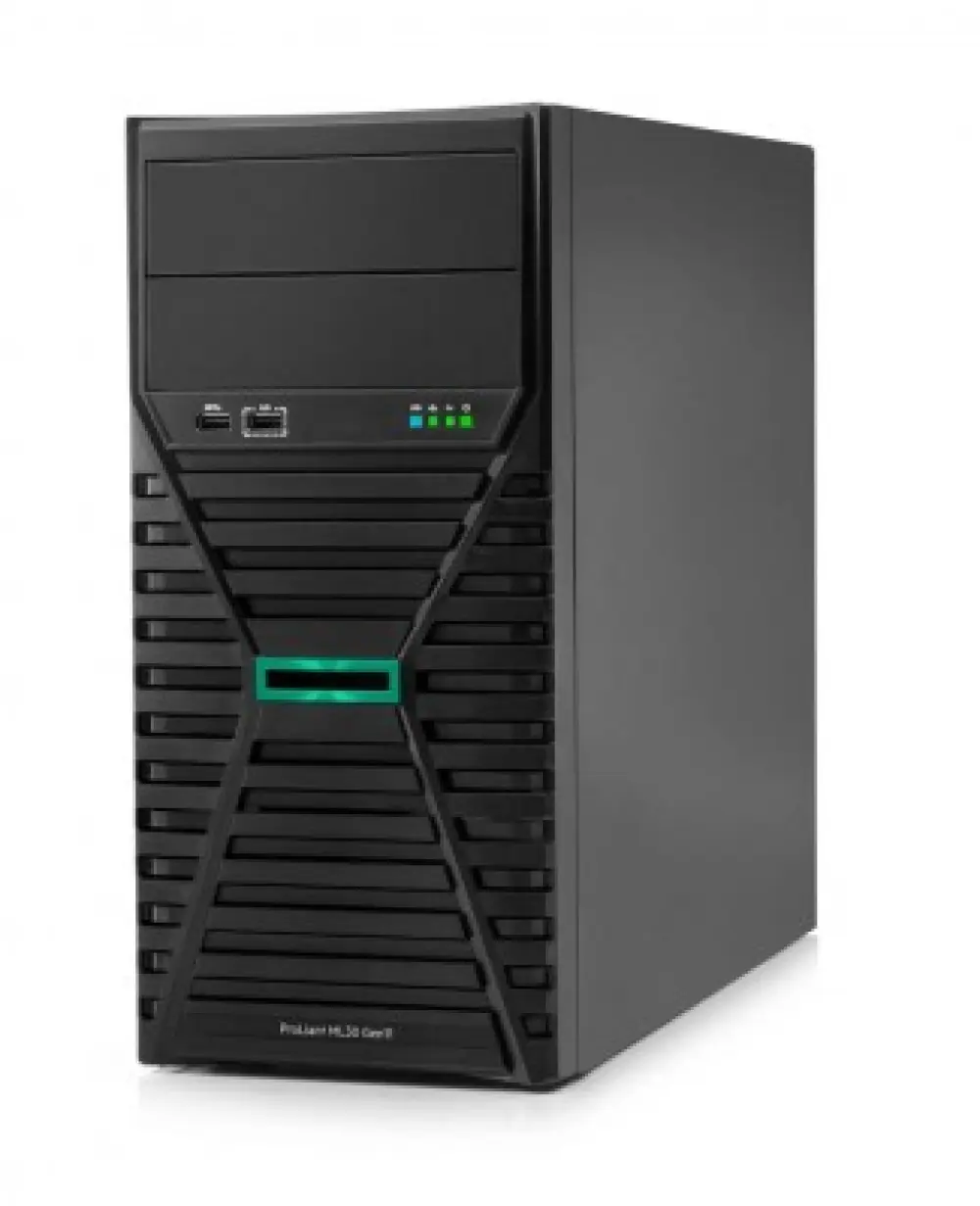 HPE ProLiant ML30 Gen11 6325P 3.5GHz 4c 1P 1x32GB-U 4LFF-NHP con dos discos de 1TB SATA HDD
