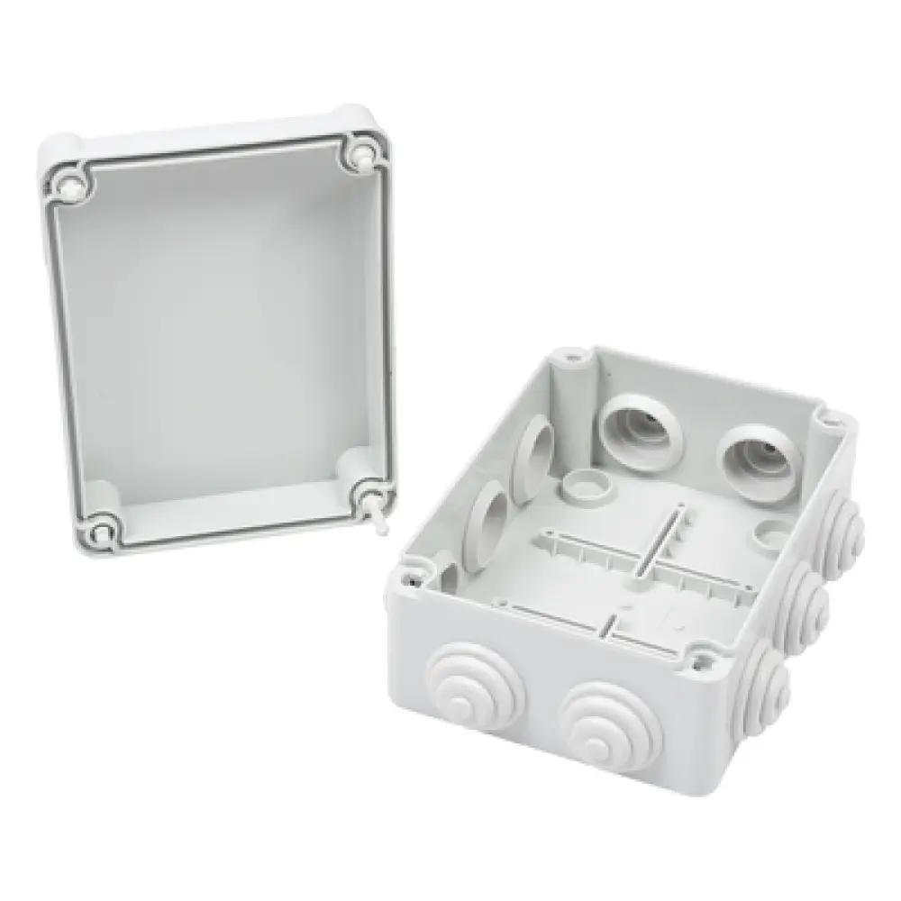 Caja Estanca de Derivación / PVC Libre de Halógenos / 10 Entradas / IP55 / IK08 / 150x110x70 mm (5.9x4.3x2.7 in) / -24°C a 60°C