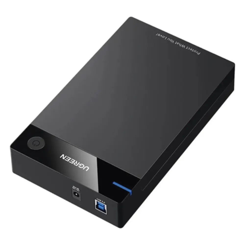 Enclosure para Disco Duro / USB 3.0 con UASP / SATA I/II/III / 3.5" y 2.5" / Hasta 16 TB / Sin Herramientas / Cable 1 m (3.3 ft)