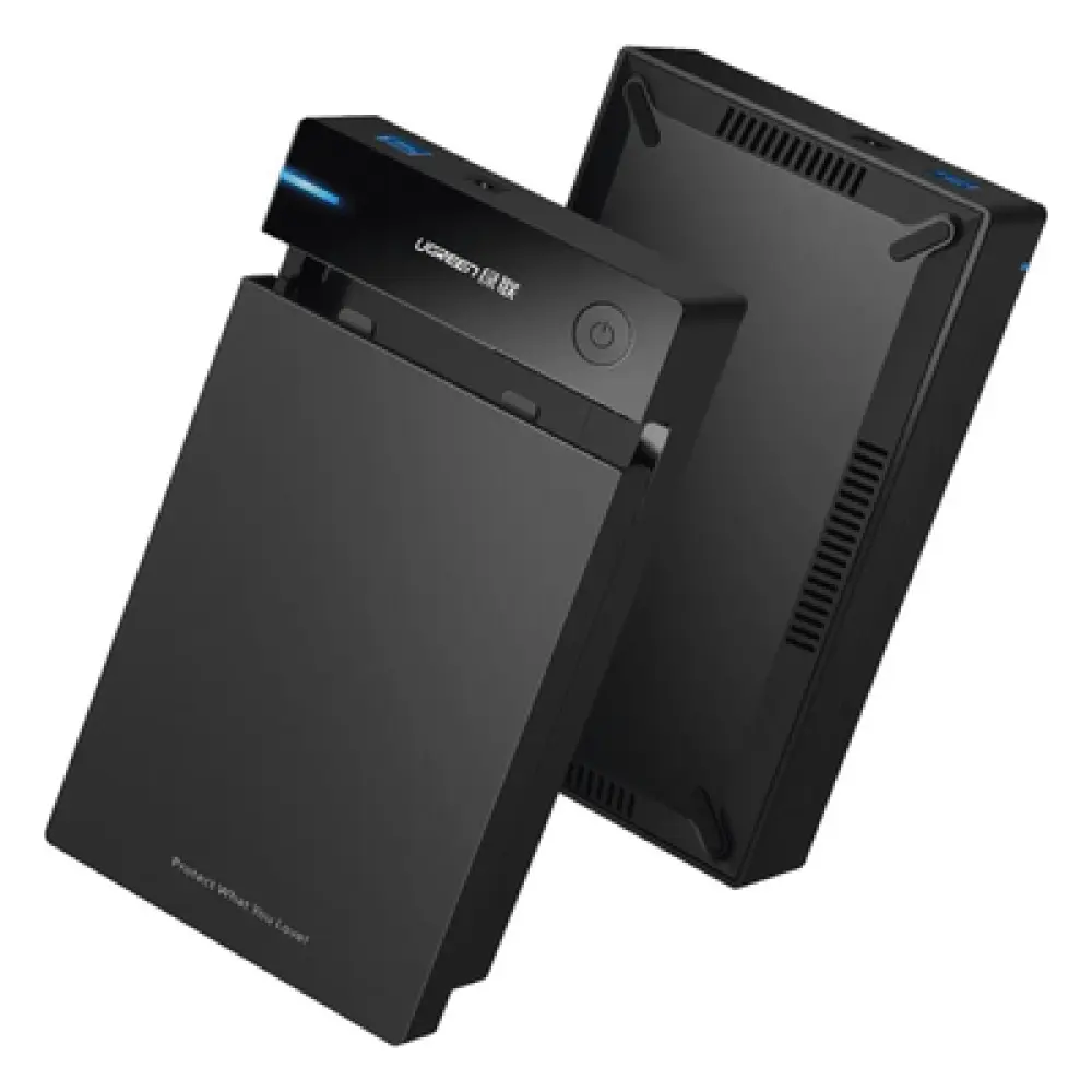 Enclosure para Disco Duro / USB 3.0 con UASP / SATA I/II/III / 3.5" y 2.5" / Hasta 16 TB / Sin Herramientas / Cable 1 m (3.3 ft)