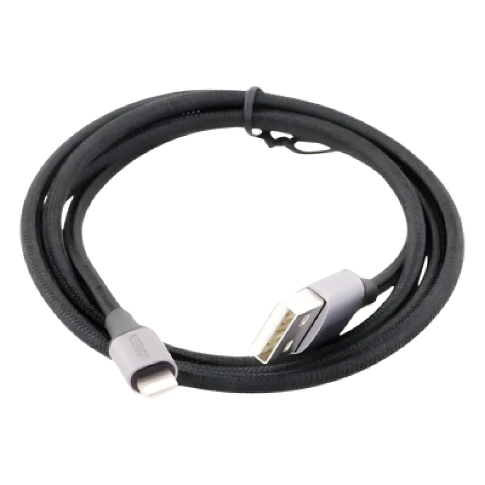 Cable USB-A a Lightning / 1 m (3.28 ft) / Certificado MFi / Carga 5V/2.4A / 480 Mbps / Conector C94 / Nylon Trenzado / Aluminio
