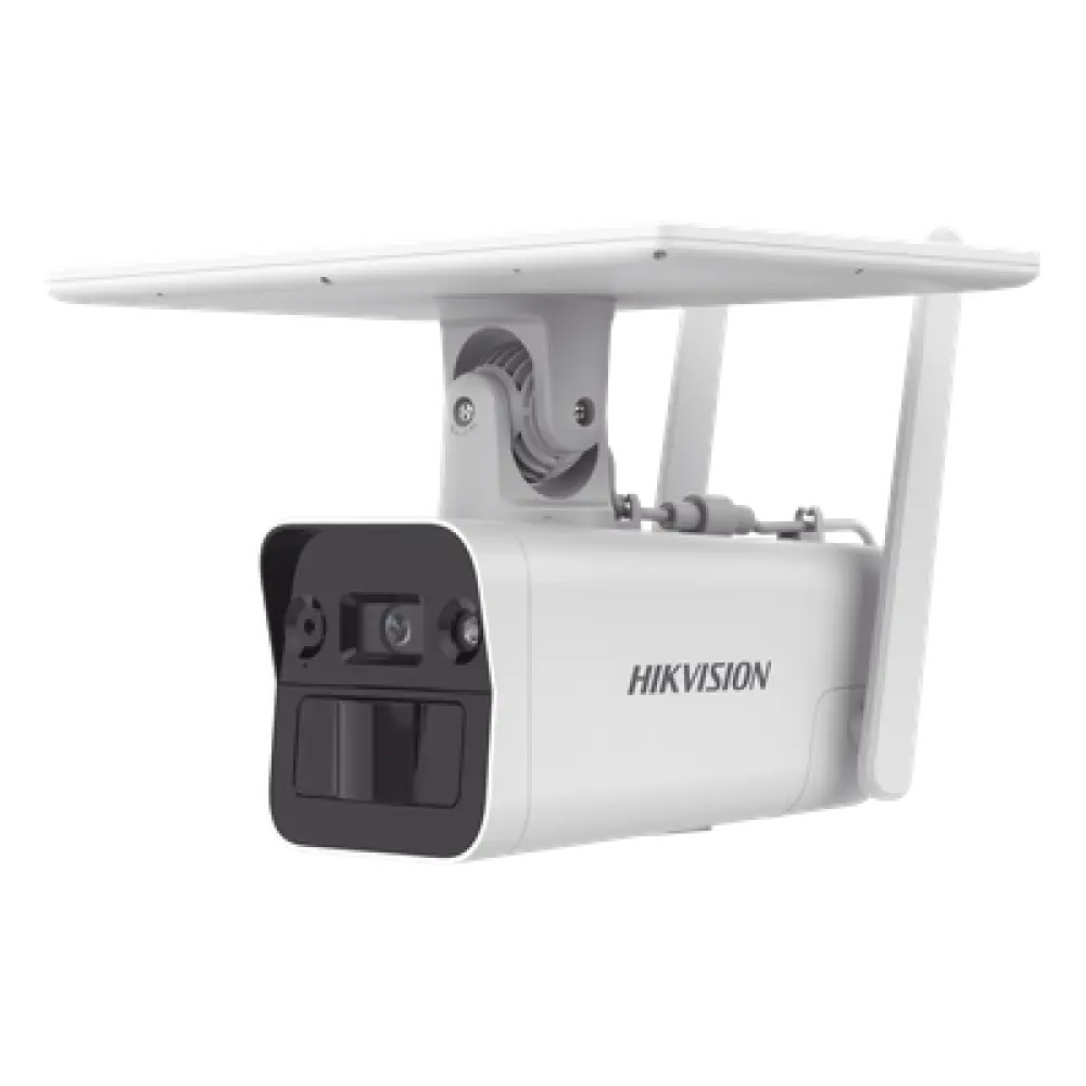 Kit Solar IP Autónomo / 4 Megapixel / Doble Detección Radar + PIR / IR 10 m (32.8 ft) / 4G con SIM / Audio Bidireccional / IP67 / Autonomía 11 Días