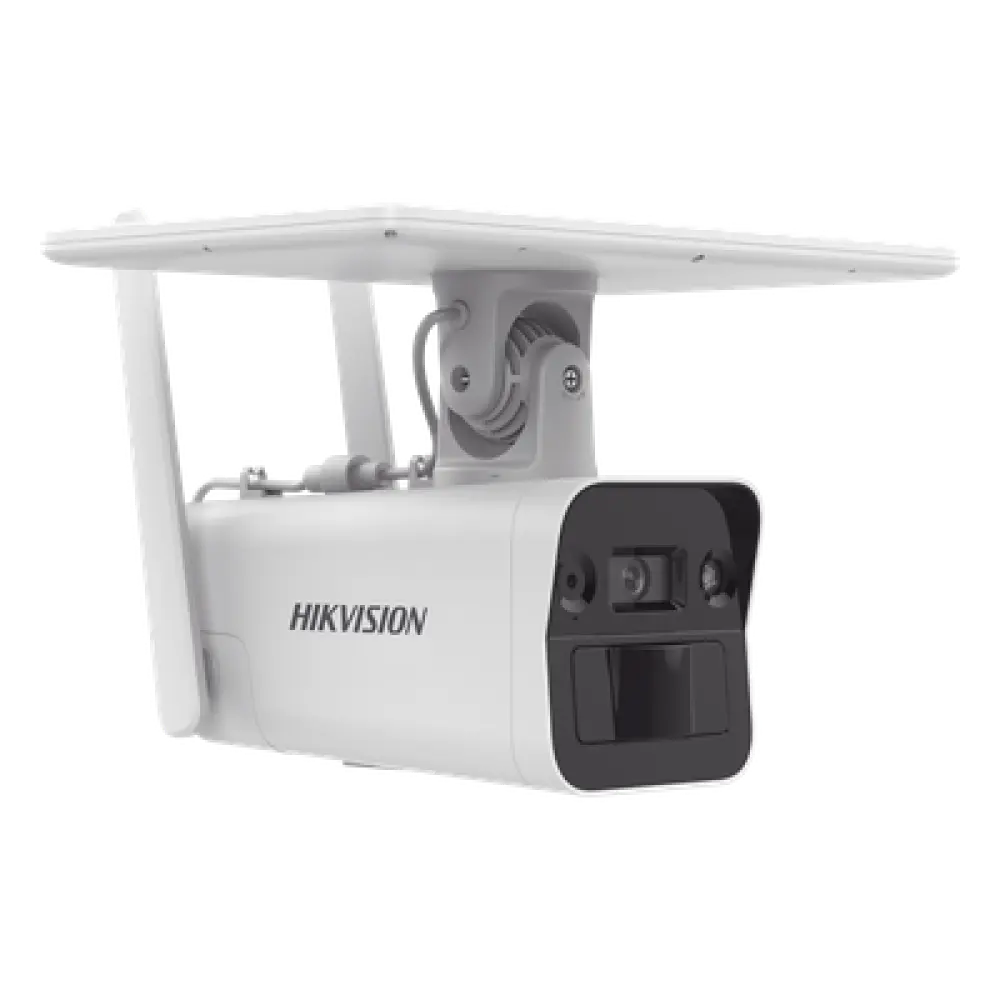 Kit Solar IP Autónomo / 4 Megapixel / Doble Detección Radar + PIR / IR 10 m (32.8 ft) / 4G con SIM / Audio Bidireccional / IP67 / Autonomía 11 Días