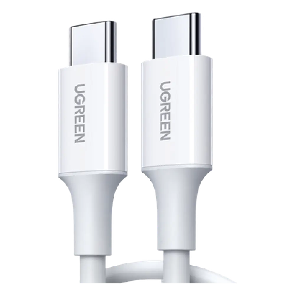 Cable USB-C a USB-C / Carga Rápida 60W PD3.0 / Transferencia 480 Mbps / 1 Metro (3.3 ft) / 10,000+ Ciclos de Flexión / Cubierta TPE