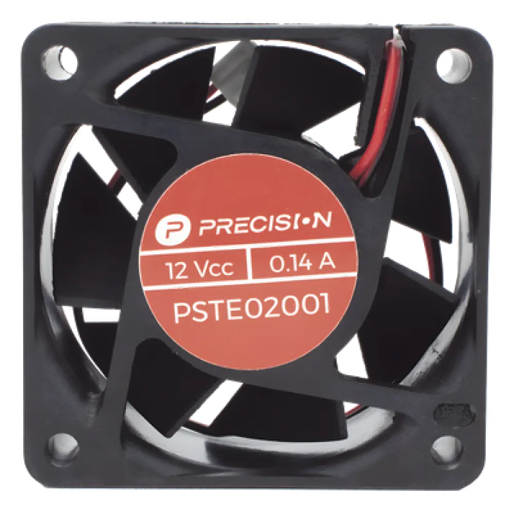 Ventilador Axial Anticondensante / 12 Vcc / 60x60x25 mm / 25.0 CFM / 4500 RPM / 1.6 W