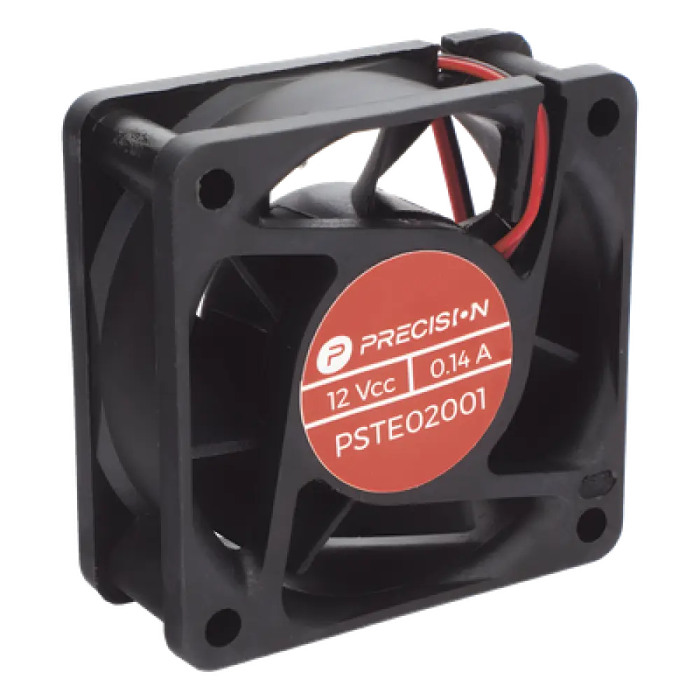 Ventilador Axial Anticondensante / 12 Vcc / 60x60x25 mm / 25.0 CFM / 4500 RPM / 1.6 W