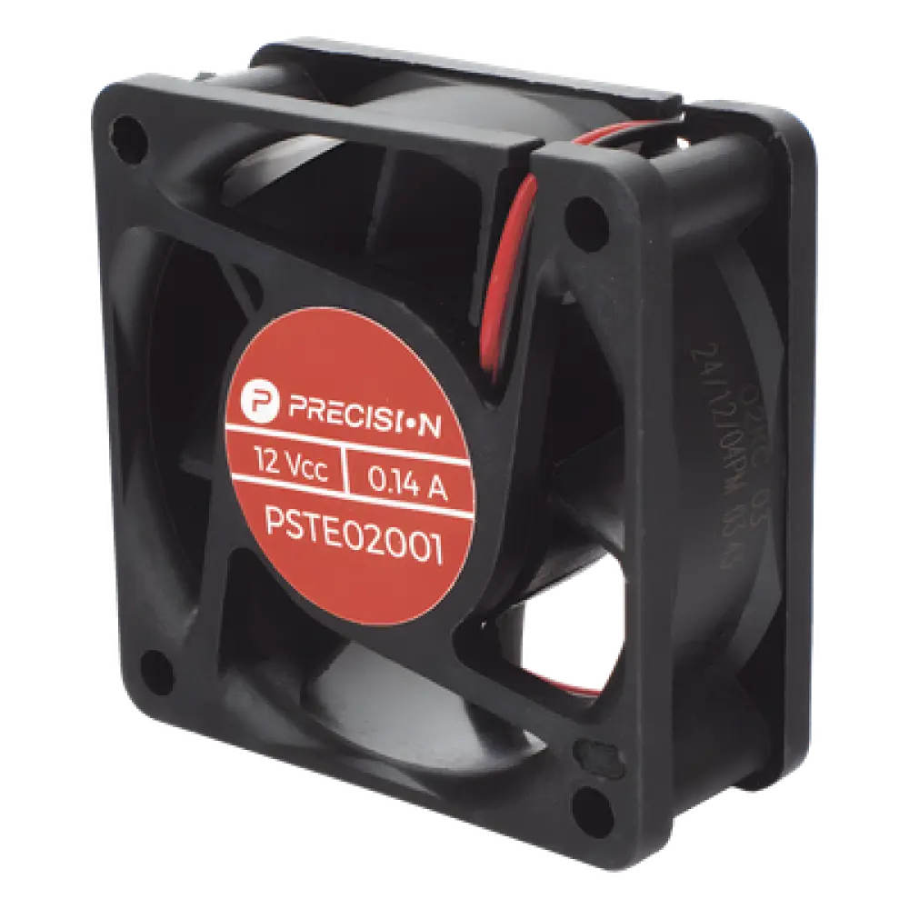 Ventilador Axial Anticondensante / 12 Vcc / 60x60x25 mm / 25.0 CFM / 4500 RPM / 1.6 W