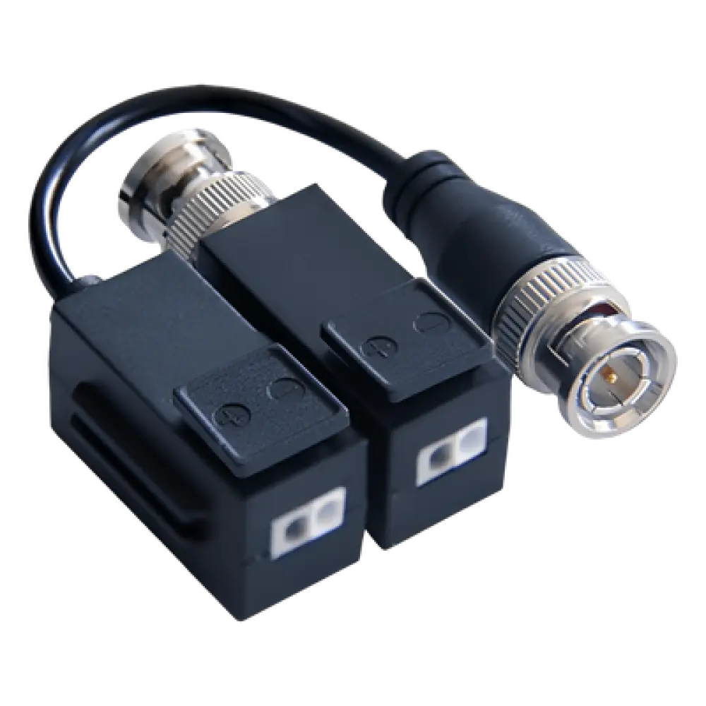 Transceptor de Video Pasivo / Hasta 8 Megapixel / Distancia 400 m (1312.3 ft) / Conector Push / Audio por Coaxitron / Inmunidad de Ruido 60 dB