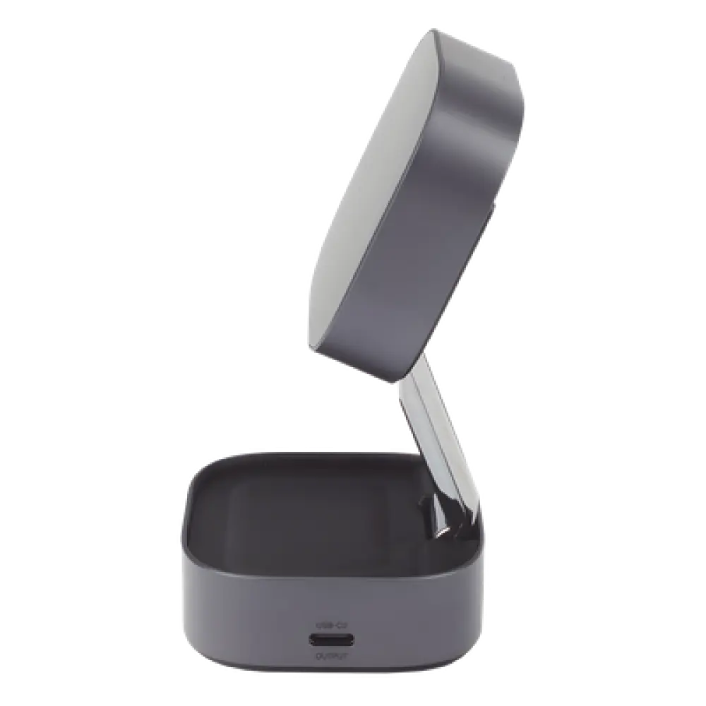 Cargador Inalámbrico 2 en 1 / Qi 2 15W / Base Auriculares 5W / Salida USB-C 5W / Potencia Total 25W / Protección Múltiple