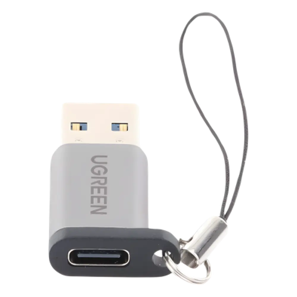Adaptador USB-A a USB-C / USB 3.0 / 5 Gbps / Carga 3A / Aleación de Aluminio / Compacto