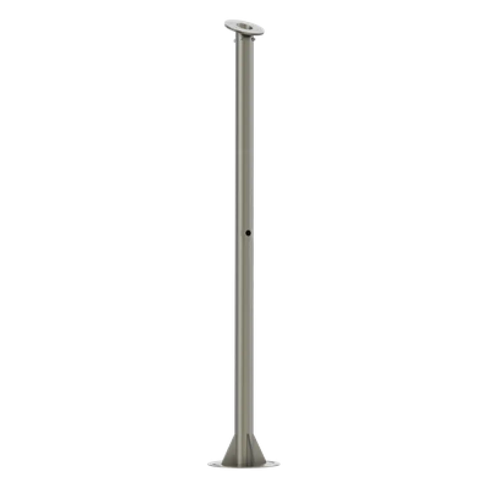 Poste para Cámara ANPR / Altura 1.5 m (4.9 ft) / Acero y Aluminio / Uso Interior y Exterior / Color Gris