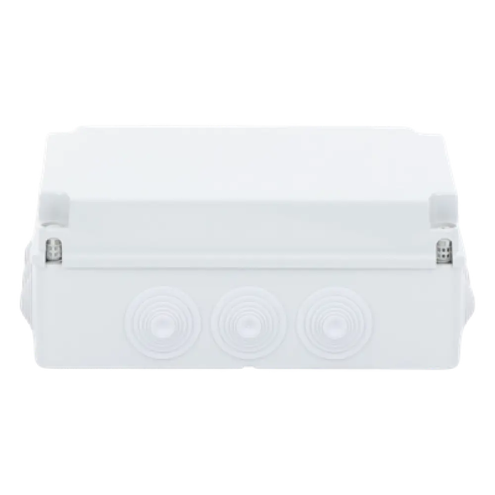 Caja Estanca de Derivación / PVC Autoextinguible Libre de Halógenos / 12 Entradas / IP55 / IK08 / 300x220x120 mm / -24°C a 60°C