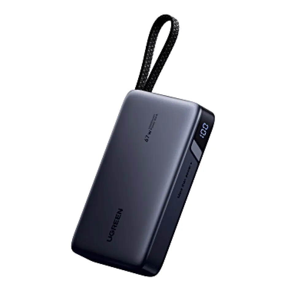 Power Bank / 20000mAh 72Wh / Salida 67W USB-C / PPS 5-21V 3.2A / UFCS 33W / Carga Rápida 65W / PC+ABS V-0