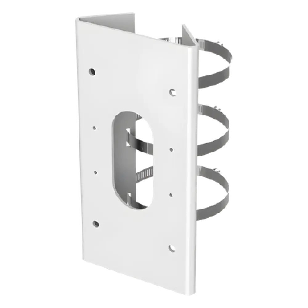 Montaje para Poste / Cámaras Domo y Bala / Acero Inoxidable / 12 Modelos Compatibles / 250 x 127 x 46 mm / 1.2 kg
