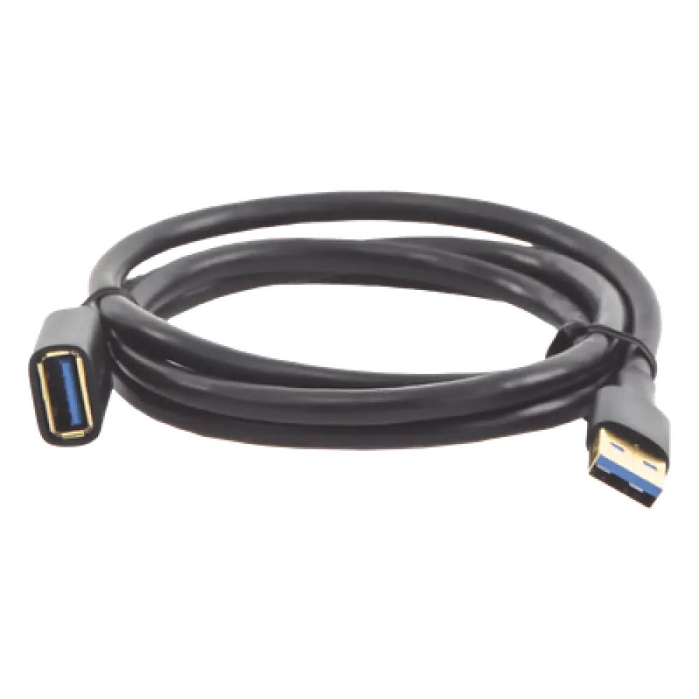 Cable Extensor USB 3.0 / 5 Gbps / 1 m (3.3 ft) / Macho-Hembra / Blindaje Múltiple / Conectores Baño de Oro