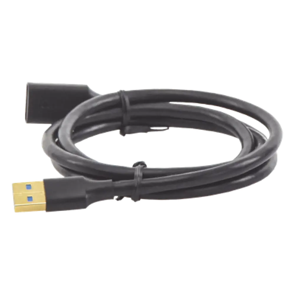 Cable Extensor USB 3.0 / 5 Gbps / 1 m (3.3 ft) / Macho-Hembra / Blindaje Múltiple / Conectores Baño de Oro