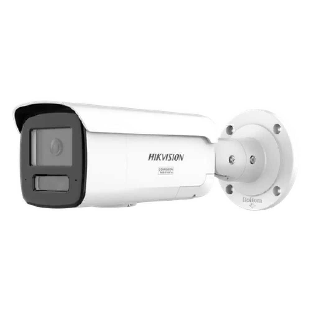 Bala IP / 4 Megapixel / Lente 4 mm / 60 m IR + Luz Blanca / IP67 NEMA 4X / WDR 130 dB / ACUSENSE 3.0 / Estrobo Azul y Rojo / 196 ft Alcance / Audio 2 Vías