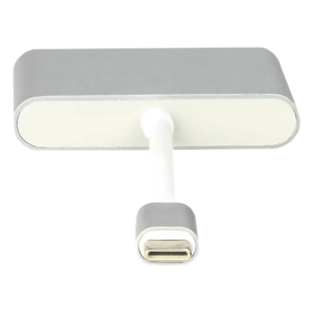 Adaptador Multipuerto USB-C / HDMI 4K / USB 3.0 5 Gbps / Carga PD 65W / 3-en-1 / Plug and Play