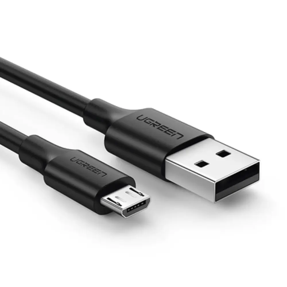 Cable USB-A a Micro USB / 2 Metros (6.56 Pies) / Carga Rápida 18W / USB 2.0 480Mbps / 5,000 Flexiones / Conectores Niquelados